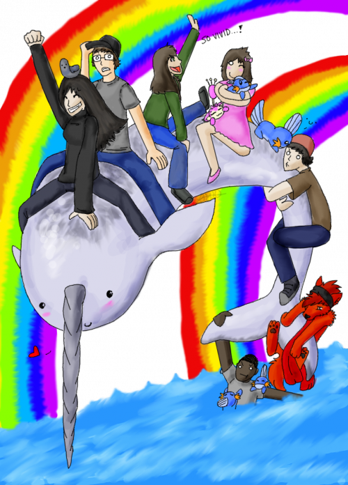 Double_Rainbow_Narwhal_Riding_by_Railguns.png